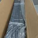 ROIL 14 inch Metal Queen Bed Frame with Rounded Corner and Headboard Hole Mattress Retainers 3500LBS Heavy Duty Steel Slats No Box Spring Needed Platform Noise-Free Easy Assembly