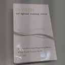 deweisn Floor Mount Tri-Fold Lighted Vanity Mirror with 21 LED Lights, Touch Screen and 3X/2X/1X Magnification, Two Power Supply Modes Make Up Mirror,Travel Mirror (Gold)