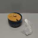 LYEOBOH Sugar Bowl with Lid and Spoon,17 OZ Large Sugar Jar for Countertop, Ceramic Sugar Dish for Coffee Bar, Azucarera for Farmhouse Home and Kitchen - Housewarming Gift, Starry Navy