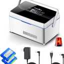 Upgraded version Insulin Cooler Case portable Diabetic cooler Box Mini Drug Refrigerator Keeping Cooling 2-8 with handle, alarm & USB Chargerable1 layer Celsius temperature