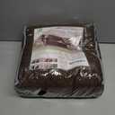 U-NICE HOME Reversible Sofa Cover Washable Couch Cover for Dogs Friendly with Elastic Straps Water Repellent Furniture Protector for 3 Cushion Couch (Sofa, Coffee/Beige)