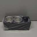 Hair Tool Organizer Acrylic: Hair Dryer Holder Wall Mount - Blow Dryer Holder Cabinet Door - Bathroom Countertop Organizer for Curling Iron Hot Styling Tools Flat Iron - Black