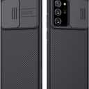 Nillkin Samsung Galaxy Note 20 Ultra Case, Slim Note 20 Ultra Protective Case with Slide Camera Cover Hard PC and TPU Ultra Thin Anti-Scratch Phone Case for Galaxy Note 20 Ultra 5g 6.9'' Black