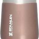 STANLEY GO Everyday Wine Tumbler 10 oz | Press Fit Drink Through Lid | Beverage, Coffee, and Cocktail Cup | Insulated Stainless Steel Wine Glass | BPA-Free | Rose Quartz Glow