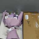 Mothers Day Crochet Flowers Bouquet Gift Completed Handmade Knitted Flowers with LED Lights Tulips Bouquet Gift for Mother Day Women Birthday Graduation Wedding Home(Purple)