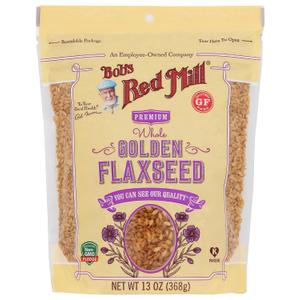 Bobs Red Mill Golden Flaxseed, Natural, 13 Oz (Pack of 4) (EXP 04/15/27)