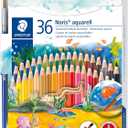 STAEDTLER Watercolor Pencils, Box of 36 Colors (14410ND36)