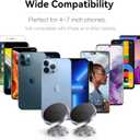 Coolpow2 Packs Magnetic Phone Holder for carStrong Magnetphone holders for your car phone holder Mount for Car4 Metal PlateUniversal Dash cell phone car mount for iphone Samsung car accessories