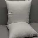 LANE LINEN Throw Pillow Insert - Pack of 2 16x16 Pillow Inserts for Decorative Pillow Covers, Throw Pillows Insert for Couch - White