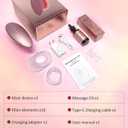 3-in-1 Body Sculpting Machine, Rechargeable Vacuum Massager for Skin Firming & Smoothing, Body Contouring Tool for Belly Arms, Legs & Back, Includes 2 Interchangeable Cups and Massage Oil