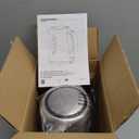 Amazon Basics Electric Stainless Steel Kettle for Tea and Coffee, BPA-Free, Fast Boiling, Auto Shut-Off, Boil-Dry Protection, 1.7 Liter, 1500W, Black and Silver (1.8 Quarts)