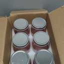 Amzcku 32 oz Rose-Pink Mason Jars with Lids, 6 Pack Wide Mouth Quart Canning Jar, Safe For Storage, Canning, Pickling, Preserving, Fermenting, DIY Crafts & Decor