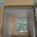 5 Tier Corner Shelf Wall Mount Floating Acrylic Corner Shelves Easy to Assemble Corner Bookshelf, Plant Shelf Wall Organizer Storage for Bedroom, Bathroom, Kitchen, Office, Home, Living Room(Clear)