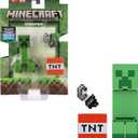 Mattel Minecraft Action Figure & Accessories 2-Pack with Creeper in 3.25-inch Scale, Collectible Toy Set