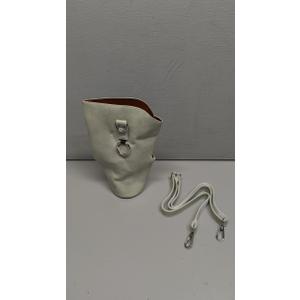 Thermos Cup Cover, Protective Sleeve, Anti-Drop and Anti-Scald, Leather Strap, Handle, Water Cup, Hand-Carried One-Shoulder Cross-Body Size, Color Mint