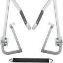 55-2 Attic Ladder Hinge Arms with Springs Replacement Kit Compatible with Werner Mk5, WU2210, W2208, W2210 Attic Ladders Parts, Fits for Werner Attic Ladders Manufactured After 2010