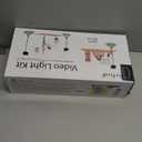 1-Pack LED Video Light Kit, NiceVeedi Photography Lighting Kit, 2800-6500K Dimmable Studio Light with Tripod Stand & Phone Holder, 73" Stream Light for Video Recording, Game Streaming, YouTube