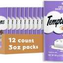 Temptations Classic Crunchy and Soft Cat Treats, Creamy Dairy Flavor, 3 oz. Pouch (Pack of 12), Best By: 08/2026