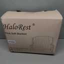 Fluffy Faux Fur Throw Blanket Queen Size, Thick 1000GSM Soft Cozy Throw Blankets for Bed, Plush Striped Warm Fuzzy Blanket for Couch LivingRoom Home Decor & Gifts(80"x 90", Tie-dye Blue)