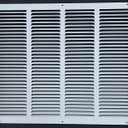 Fits 20x16 Duct Opening Stamped Steel Return Air Grille Vent Cover Grille for Sidewall and Ceiling in White Surface Dimensions: 21.75"W X 17.75"H (20" W x 16" H Duct Opening)