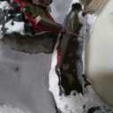 Christmas Village House Collectible Building Christmas Decor Estatua de la cabaa del Pueblo navideo Home Decoration Snow Globe Display Skating Pond Animated Theme Park with 8 Music (M)