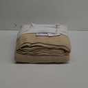 Threadmill Luxury Cotton Blankets for King Size Bed | All-Season Cozy 100% Cotton King Size Blanket | Herringbone Soft Fall Thermal Blanket fits California King Size Bed, 106x92 | Beige