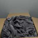 Tinideya 12 Pcs Flannel Fleece Throw Blanket Bulk 50 x 60 Inch Soft Fleece Blanket Warm Throw Blanket Coral Blankets for Couch Sofa Home Wedding Gifts Season (Dark Gray)