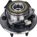 PAROD 515036 4WD/AWD Front Wheel Hub Bearing Assembly Compatible with Cadillac Escalade, Chevy Silverado, Avalanche 1500, Express, Tahoe, Suburban, GMC Savana, Yukon, Sierra 6Lugs W/ABS