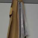 2 Pack Magnetic Curtain Rod for Metal Doors, French Door Curtain Rods Adjustable from 17 to 30 Inch, 3/8 Inch Diameter, Magnetic Cafe Curtains Rod, No Tool and Easy Installation, Black