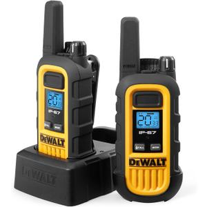 DEWALT DXFRS Walkie Talkie 2 Way Radio, 1 Watt (Standard)