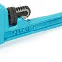 DURATECH 8-Inch Heavy Duty Pipe Wrench, Adjustable Plumbing Wrench, Malleable Cast Iron Handle, Exceed GGG standard