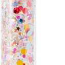 Packed Party Celebrate Every Day Confetti Water Bottle with Straw, Tumbler Sipper for School, Work or Office