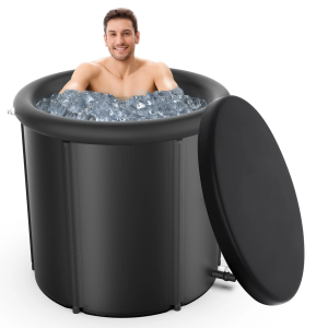 110 Gal Cold Plunge Tub Portable Ice Bath Tub for Athletes and Foldable Bathtubs