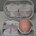 Momcozy Wearable Breast Pump, Hands Free Upgraded Mobile Flow | M9, App Discreet Control with Personalized Multi-Modes & 15 Levels, Wearable Breast Pump 24mm, 2 Pack Cozy Red