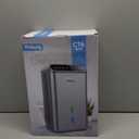 Dehumidifier for Basement (85 OZ, 800 sq ft) Quiet Dehumidifiers for Home, Auto Shut-Off, Sleep Mode, 3 Gear Timer(8H,16H,24H), Small Dehumidifier for Bedroom, Bathroom with Drain Hose (Deep Sliver)