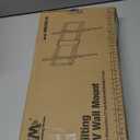 Mounting Dream TV Wall Mount for Most 37-75 Inch TVs, Universal Tilt TV Mount Fit 16", 18", 24" Stud with Loading Capacity 132lbs, Max Vesa 600 x 400mm, Low Profile Flat Wall Mount TV Bracket (Black)