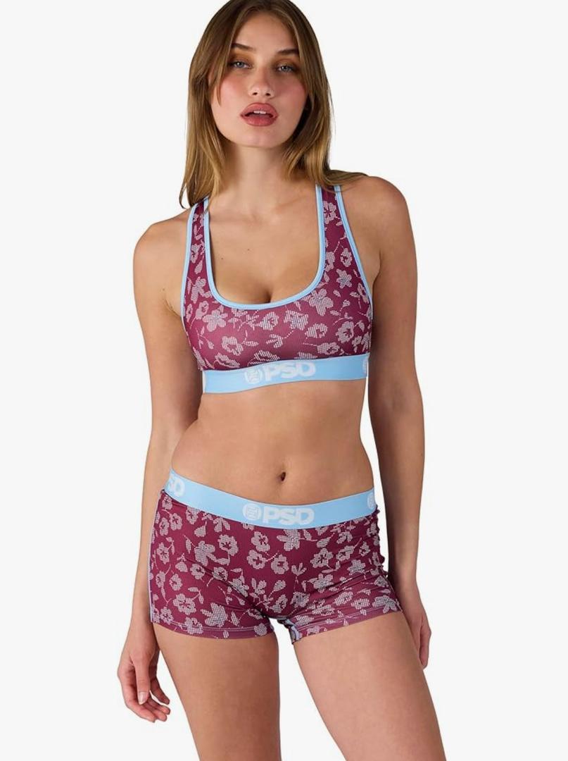 PSD Underwear Womens Boyshorts - Animal Print, Comfortable Boy Shorts Underwear for Women, Womens Underwear Packs & Singles, M