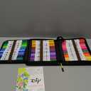 ZSCM Art Duo Tip Brush Markers Set, 60 Colors Fine Brush Tip Artist Drawing Pens Set with Coloring Book, for Adult Sketching Journal Planner School Supplies Gifts