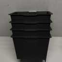 Bed Risers 6 Inch Heavy Duty,Oversized Couch Risers, Extra Wide Furniture Risers for Sofa Table Desk Headboard Chair Lifting,Rectangle Risering Blocks Support 6000 lbs(4 Pack Black)