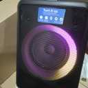 Philips X3206 Bluetooth Party Speaker - 14 Hours Play Time, Deep Bass, Party Lights, Karaoke Effects, Mic & Guitar Input, 80W Max Power, Black