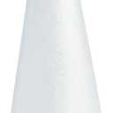 Fun Express Large White Foam Cones 12 Inch - Premium Styrofoam Craft Foam Shapes for DIY Christmas Trees, Centerpieces & Decorations | Set of 6 Polystyrene Cones for Arts and Crafts Projects