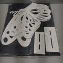 Large Size Wooden Butterfly Decor Giant Butterfly Decorations Craft Butterfly White Butterflies Large Butterfly Decorations DIY Art Craft for Room Decor Wedding Party (White)