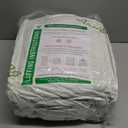 Mattress Topper Queen Size, Cooling Extra Thick Breathable Viscose Made from Bamboo Mattress pad, Soft Quilted Fitted Mattress Cover with 1000 GSM Down Alternative Fill (8-21Deep Pocket) (White)