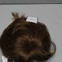 Mens Short Brown Wig Synthetic Straight Layered Cosplay Replacement Hair Wig for Male Guy