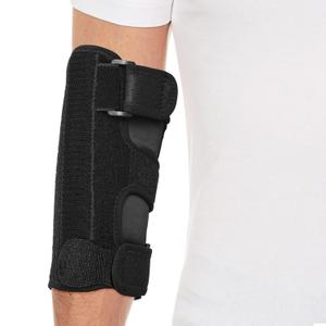 Elbow Brace for Ulnar Nerve Entrapment, Adjustable Cubital Tunnel Brace with 2 Removable Metal Splint for Sleeping, Elbow Immobilizer for Cubital Tunnel Syndrome, Ulnar Nerve Brace for Women & Men S/M