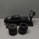 RIAARIO 1/10 Brushless RC Cars, Monster Truck, 50+ MPH, 4WD, Waterproof, Carbon Fiber, Black, Ages 8+