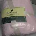 PAVILIA Fleece Blanket with Sleeves, Foot Pockets for Women Men Adults, Plush Wearable Blanket Throw Wrap, Warm Snuggle Blanket Robe, Cozy Gift Ideas Wife Mom, Light Pink