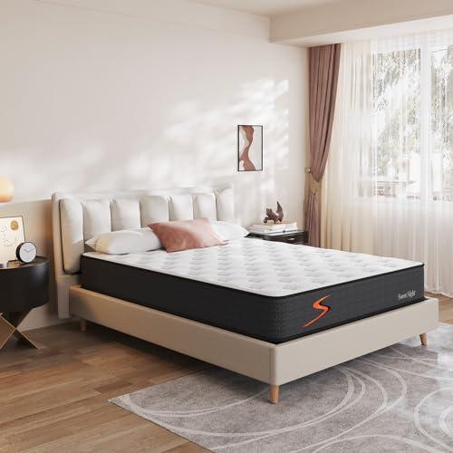 Sweetnight 10 inch Full Mattress in a Box - Gel Memory Foam Hybrid Mattress with Individually Pocketed Springs for Support & Comfort Sleep, Meidum Soft Full Size Mattress
