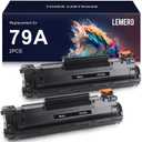 LEMERO 79A Toner Cartridge Compatible Replacement for HP 79A CF279A to use with Laserjet Pro M12w M12a MFP M26nw M26a (Black, 2-Pack)