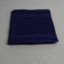 Amazon Basics Cotton Washcloths for Face, Soft, Absorbent, 6 Pack, Navy Blue, 12,5" x"13.5Inch